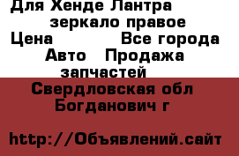 Для Хенде Лантра 1995-99 J2 зеркало правое › Цена ­ 1 300 - Все города Авто » Продажа запчастей   . Свердловская обл.,Богданович г.